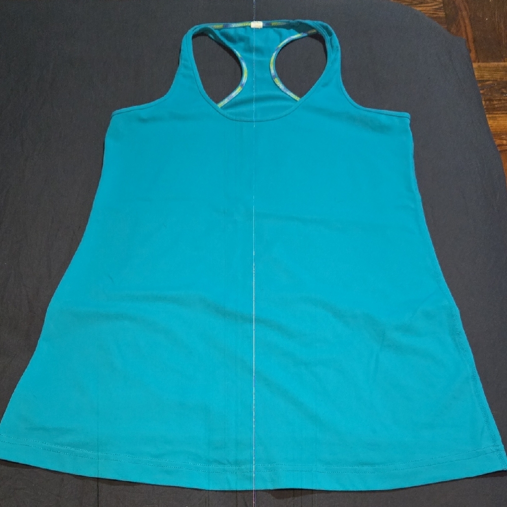 Lululemon Vibrant Teal Racerback Tank Top